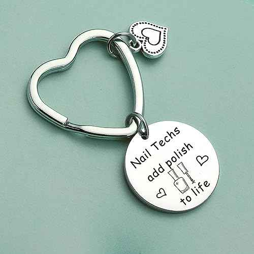 Nail Tech Gifts For Women Beautician Keychain Jewelry Nail Stylist Gift Nail Technician Keychain
