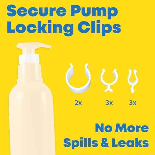 Multi-Size Silicone Bottle Covers for Travel ? Leak-Proof Stretchable Sleeves & Safety Clip Locks, Silicone Covers for Travel Toiletries, Bottle Sleeves for Traveling Essentials