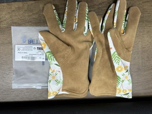 HANDLANDY Mens Work Gloves Touch Screen, Synthetic Leather Utility Gloves, Flexible Breathable Fit- Padded Knuckles & Palm (Medium, Black)