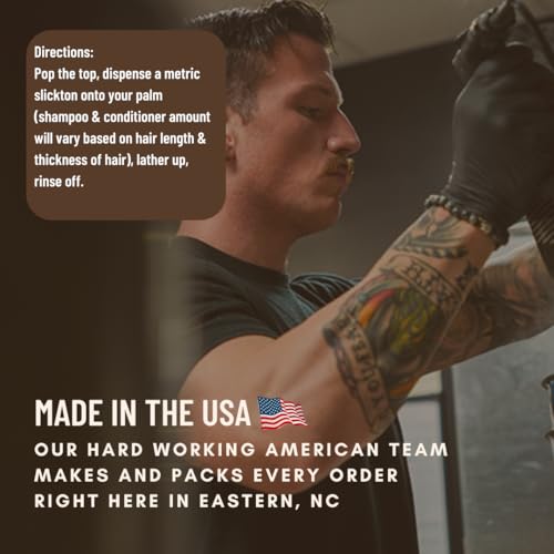 Johnny Slicks Hair Cleaning Kit - Supports Scalp & Hair Hydration - Organic Shampoo & Conditioner - Aloe, Shea Butter & Vitamin E - Original Scent - 2 Piece Set