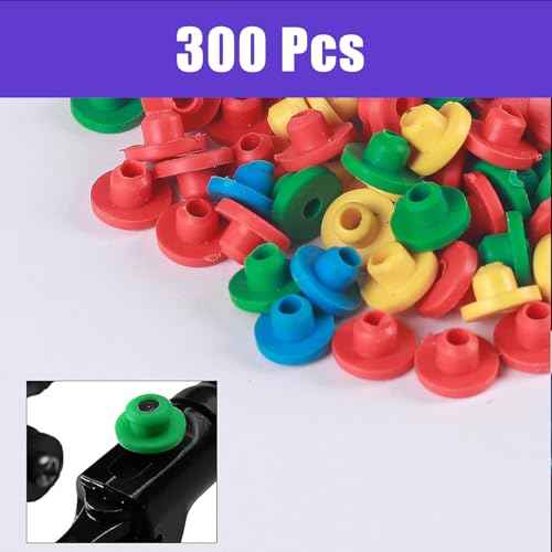 300Pcs Tattoo Grommets - Usiriy Tattoo Rubber Grommets Soft Silicone Grommets Nipples for Tattoo Coil Machine Needles Tattoo Supply Tattoo Accessories
