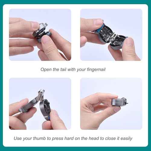 2-in-1 Foldable Owl Keychains Nail Clippers, German Professional Stainless Steel Mini Nail Clippers, Portable Foldable Owl Keychain Mini