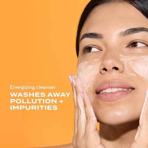 Murad Essential-C Cleanser - Energizing Antioxidant Citrus Face Wash with Vitamin C Technology - Brightening Foaming Gel Washes Away Pollution and Impurities & Conditions and Nourishes Skin