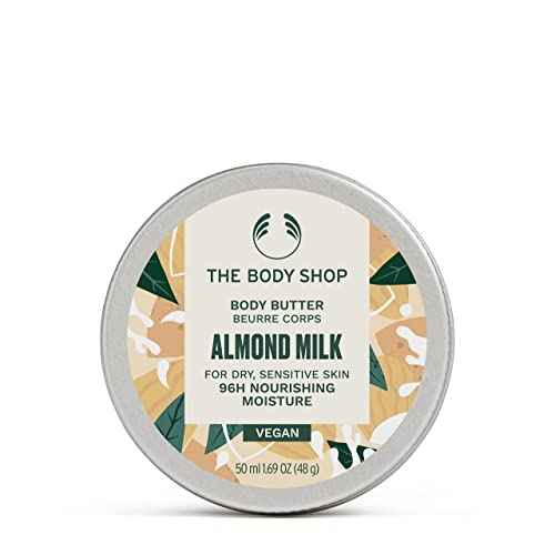 The Body Shop Almond Milk Body Butter ? Hydrating & Moisturizing Skincare for Dry and Sensitive Skin ? Vegan ? 1.7 oz