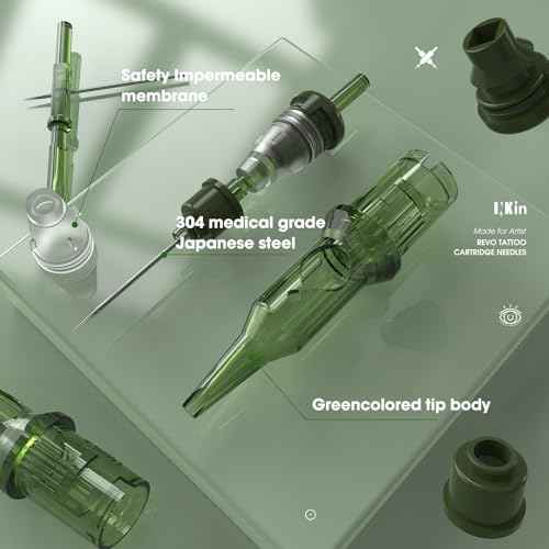 INKin Ultra-Fine PMU Needles 11RL 0.25mm Softer Universal Tattoo Needle Cartridges for Permanent Makeup, Eyebrows, Lips, Eyeliner ? Round Tips for Microblading Machines 20PCS (0811RL)