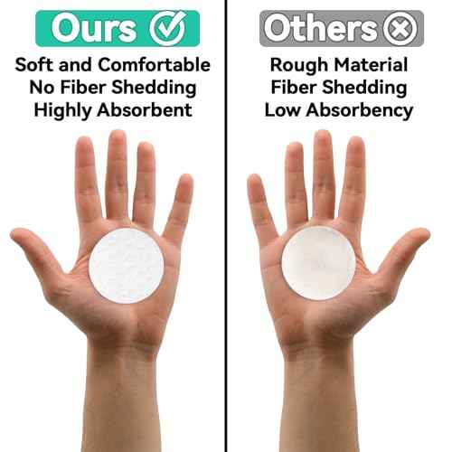 300PCS Cotton Rounds - Cotton Pads Face Pads Makeup Remover Round for Face, Eye, Makeup, Remover,Cleansing, Exfoliating