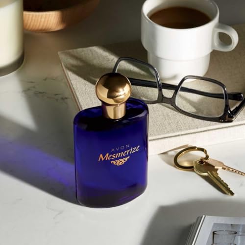 AVON Mesmerize Cologne for Men, 3.4 fl oz, Long Lasting Woody and Spicy Scent for Everyday Wear, Signature Fragrance for Him, Classic Men¡¯s Cologne