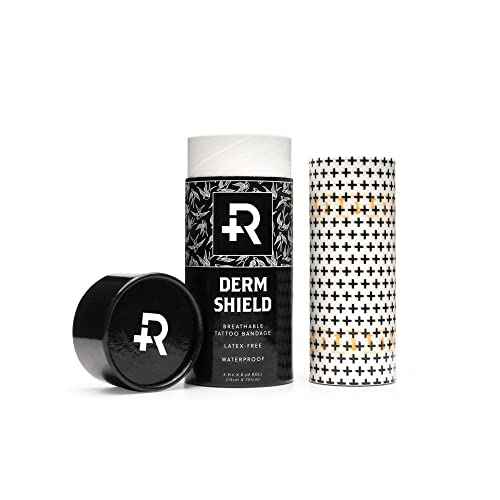 Recovery Aftercare Derm Shield Tattoo Cover Up Patch - Latex-Free & Waterproof Tattoo Aftercare Bandage - Transparent Matte Film - Breathable & Flexible - Promotes Healing & Skin Renewal (5.9" x 8?yd)