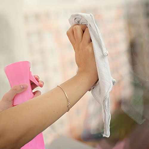 Empty Spray bottles, Continuous Spray Bottle for Hair, Spray Water Bottle Fine Mist Refillable, Skin Care, Showering Pets, Plants, travel, Ironing and Cleaning 6.8 Ounce (1 Pack, Pink)