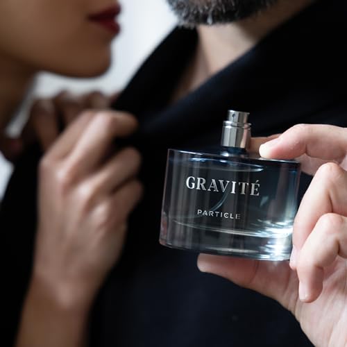 Particle Gravit? Cologne Spray for Men, Long Lasting Fresh Scent, Men's Perfume Woody Citrus Fragrance, Notes of Pepper, Rosemary, Grapefruit, Cedar, Cashmere & Musk, 3.38 FL OZ Bottle