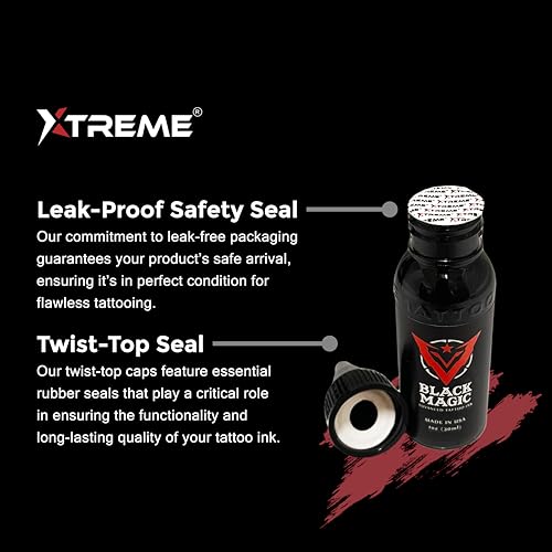 Xtreme Ink ATO Legaspi Realism Color Set, Elevate Tattoo Art with Ion Blue, Antique Green, and Expert Craftsmanship - Premium Quality Inks for Stunning Lifelike Designs (Set of 15, 1/2 oz)