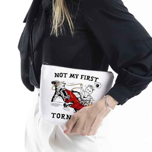 WCGXKO Tornado Lover Gift Not My First Tornadeo Makeup Bag American Disaster Movie Lovers Gift (Tornadeo Bag)