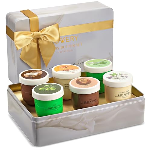Christmas Gifts for Women - Whipped Body Butter Scented Body Lotion Set 36oz - Skincare Gift Set Self Care Gifts for Women, Shea Butter Lotion Moisturizing Cream, Mom, Grandma Gift Box