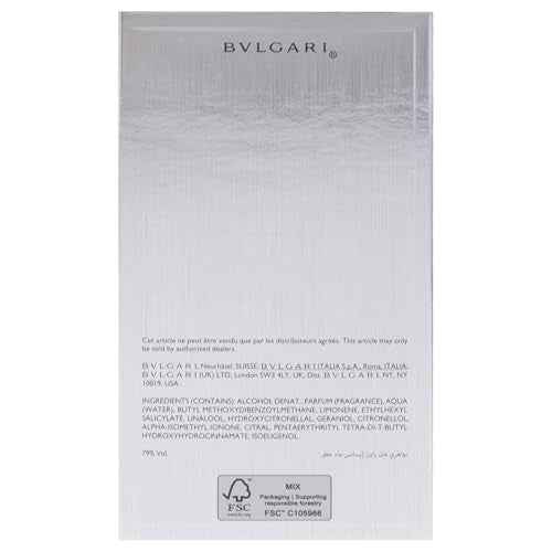 Bvlgari Man Rain Essence by Bvlgari for Men - 3.4 oz EDP Spray
