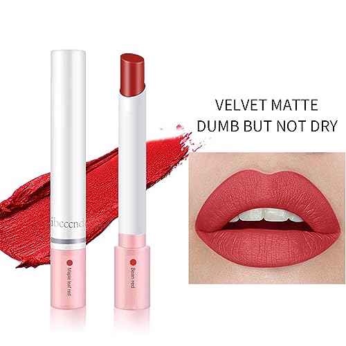 Charm Kiss 4 Colors Matte Lipstick Popular Set, Long Lasting 24 Hours Non-Sticky Velvet Lipstick