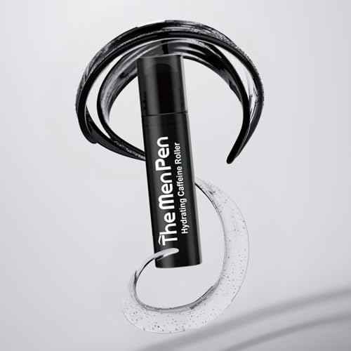 The Men Pen Refresher Kit | Eyebrow, Beard & Hair Filler + Caffeine Eye Roller + Razor 4-Pack, Waterproof, Long-Lasting, Sweat-Proof Grooming Essentials