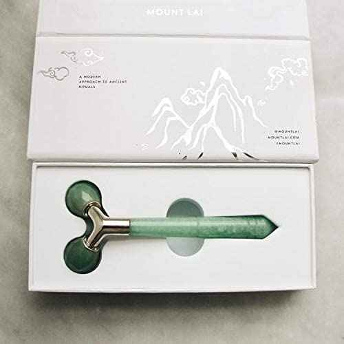 Mount Lai Jade Tension Melting Facial Massager for Face & Neck – Face Roller to Relieve Tension, Soothe Stress, Improve Circulation & Revitalize Skin for Radiant Care