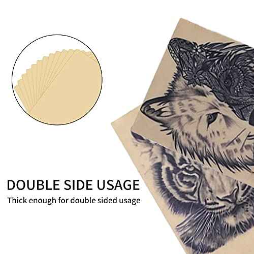 Fake Tattoo Skin - 10Pcs Blank Practice Skin (6X8X0.4Inches), Double-sided Use of Silicone Practice Skin,Practice Facial Skin for Tattoo, Practice Skin Kit for Beginners and Tattoo Artists