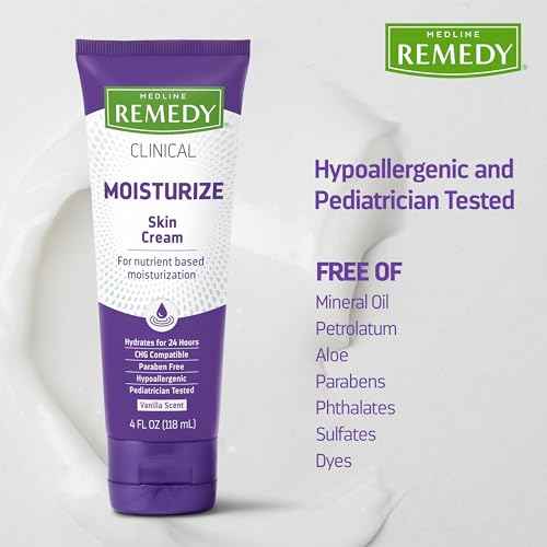 Medline Remedy Phytoplex Nourishing Skin Cream Moisturizer, 4 Fl. Oz (Pack of 2)