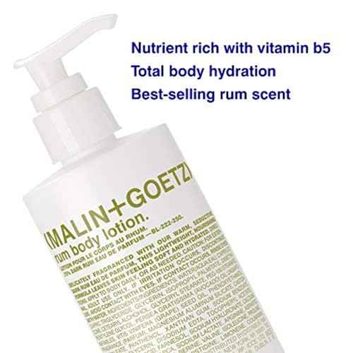 MALIN+GOETZ Women's Rum Body Lotion, Rum, 8.5 Fl Oz (Pack of 1)
