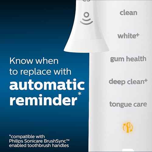 Philips Sonicare Genuine C3 Premium Plaque Control Toothbrush Heads, One Year Supply, 2 Brush Heads, Black, HX9044/95