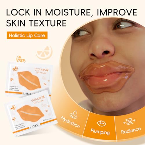 LAIKOU Vitamin C Skin Care, Skin Care Set, Face Mask, Eye Mask, Lip Mask with Serum, Cleanser, Toner, Eye Cream, Essence Cream for Women Teen Girls Mom Daughter Mother's Day Christmas Birthday