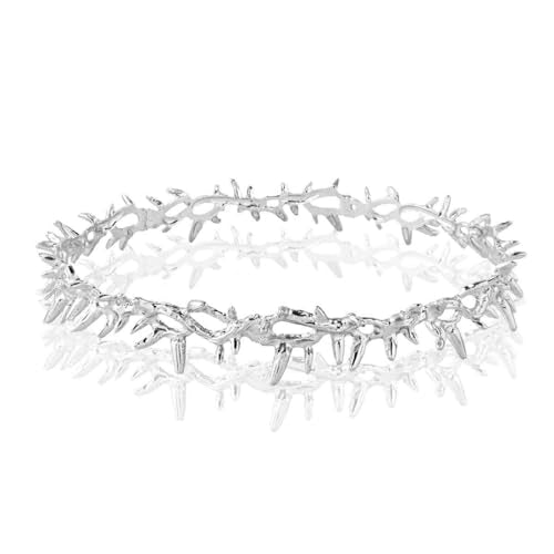 Queen King Alloy Thorn Headband Crown For Birthday Parties Pageant Prom Wedding Halloween