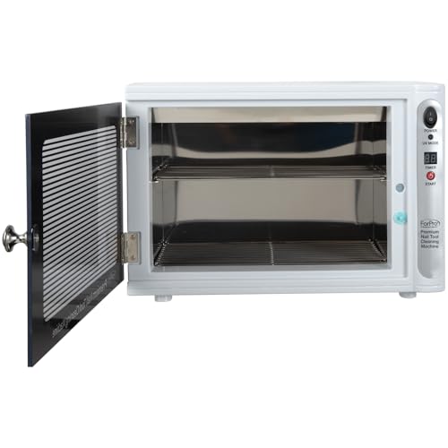 ForPro Professional Collection Premium Nail Tool Cleaning Machine, Large 9L Capacity, Sanitizes Towels & Implements, 10.3" H x 15" W x 8.5" D