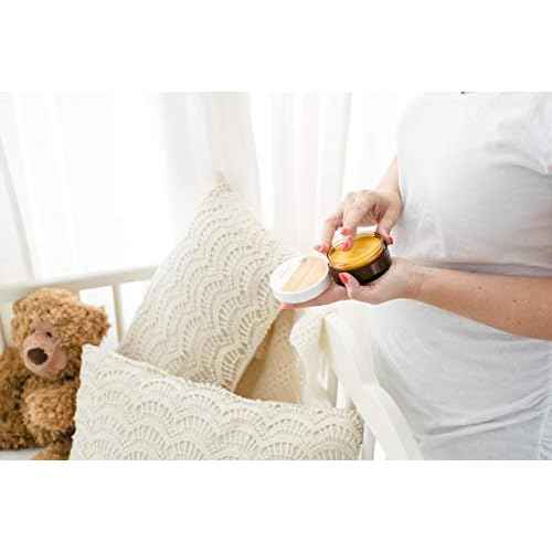 Mambino Organics Oh Baby! Belly Butter, Belly Cream with Shea Butter for Pregnancy, Minimizes Stretch Marks, Vegan, Cruelty-Free, Maternity Skin Care, 4 fl oz