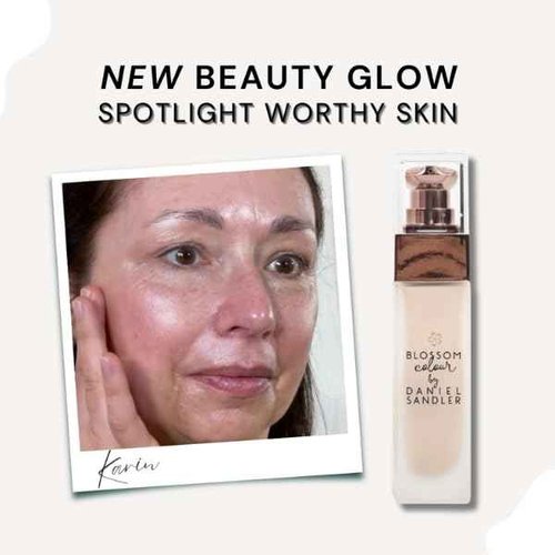 Daniel Sandler BLOSSOM COLOUR - Multi-Tasking Beauty Glow Primer Makeup, Hydrating & Radiance-Boosting Makeup Base, Blur Minor Imperfections, Lightweight & Non-Greasy, 30ml