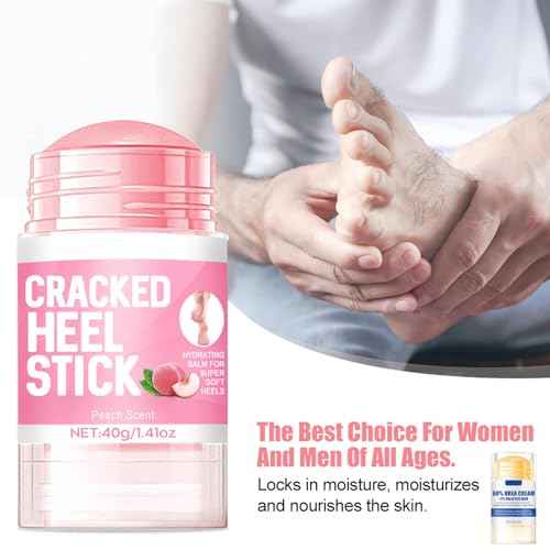 2pcs 60% Urea Hydrating and Anti-Cracking Foot Cream, 2025 Upgraded Moisturising and Relieves Cracking and Dryness Foot Cream for Dry Cracked Feet And Hands£¨aloe + peach£©