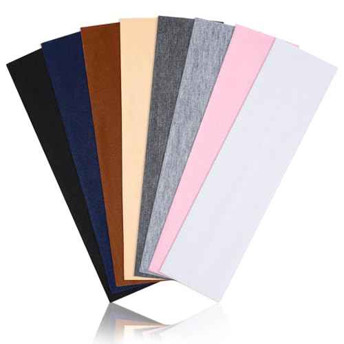 8 Pack Headbands for Women, Elastic Soft Hair Bands Non Slip Women's Fashion Headbands for Daily Workout Yoga Running