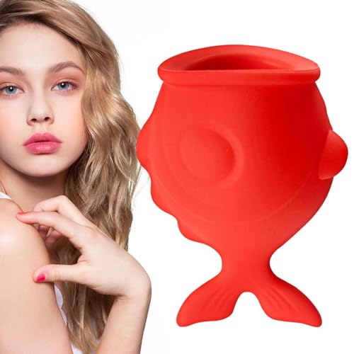 Generic Fish Lip Plumper - Fish-Shaped Lip Plumping Device, Silicone Lip Sucker Plumper Tool | Long-Lasting Lip Pump Plumer for Lip Care | Sexy Lip Mouth Enhancement Device for Lip Suction Plumper