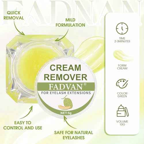 Lash Remover for Eyelash Extensions 5g Lash Extension Remover Fresh Lash Glue Remover Fast Dissolution Lash Extension Remover for Sensitive Eyes Cluster Lash Glue Remover XJG01