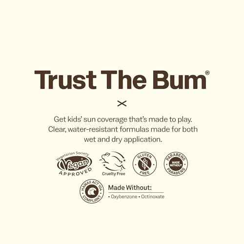 Sun Bum Kids SPF 50 Clear Face Stick Sunscreen - Wet or Dry Skin Application Broad Spectrum Sunscreen with Vitamin E - Hawaii 104 Act Compliant (Without Octinoxate & Oxybenzone) - Travel Size 0.53 oz