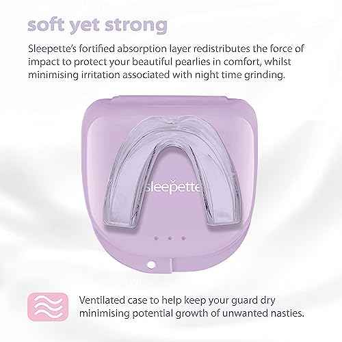 Night Guard for Women, TMJ Mouth Guard for Grinding Teeth at Night Jaw Clenching & Bruxism - Moldable Dental Night Guard for Teeth Grinding Mouth Guard for Sleep, 4 x Nightguard 2 x Sizes