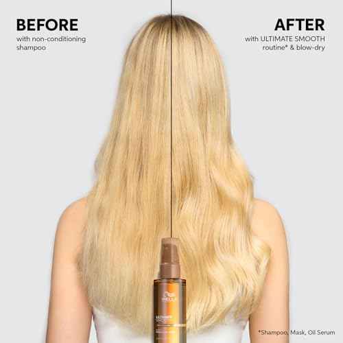 Wella Professionals ULTIMATE SMOOTH Conditioner | Treatment for Dry & Frizzy Hair | With Squalane & Omega 9 | 33.8 Fl Oz