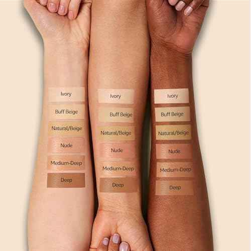 Mushroom Head Air Cushion CC Cream Foundation Full Coverage Moisturizing Oil Control Waterproof Long-Lasting Even Skin Tone Natural Cream Foundation for Mature Skin (Natural)