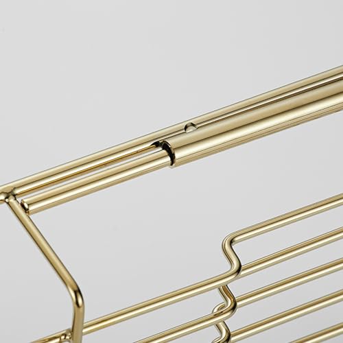 Stainless Steel Bathtub Caddy Tray, Expandable Bath Tub Tray Table, Adjustable Bathroom Tray, Bath Organizer Tub Shelf,Black,26.8~35.4in