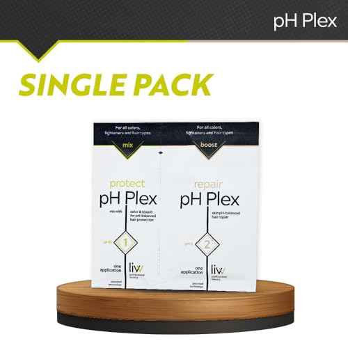 LIW pH Plex Steps 1&2 Protect & Repair Hair Care Treatment - Use with Home Hair Color & Bleach Products - Salon Quality Professional Results at Home - 1 Sachet of Steps 1 & 2