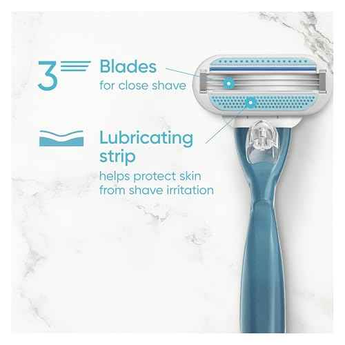 Gillette Venus Smooth Womens Razor Blade Refills, 8 Count, Lubracated to Protect the Skin from Irritation