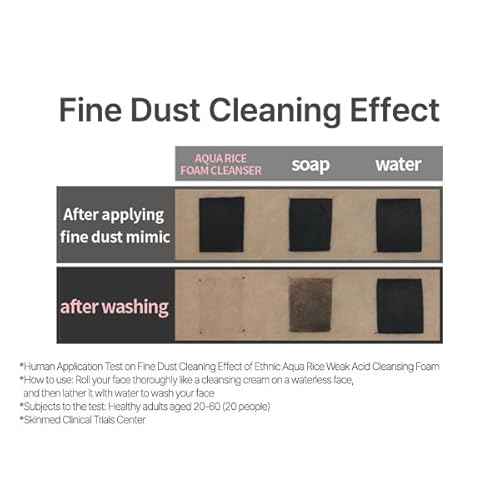 S.NATURE AQUA RICE FOAM CLEANSER | Facial Cleanser, Rice Extract Rice Powder Cleanser with Mild Cleansing, Glycerin,Vegan, Face Wash, Korean Skincare¤Ó 80ml 2.7 Fl Oz