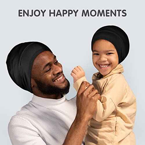 Fittia Baby Satin Bonnets for Sleeping: Adjustable for Toddler 6-36 Months, Silky Smooth for Frizzy Curly Hair, Breathable