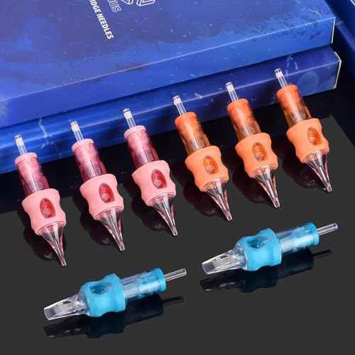 ATOMUS 50pcs Tattoo Cartridge Needles Size #10 RL RS RM M1 Tattoo Needles for Tattoo Gun Pen Supplies (#2)