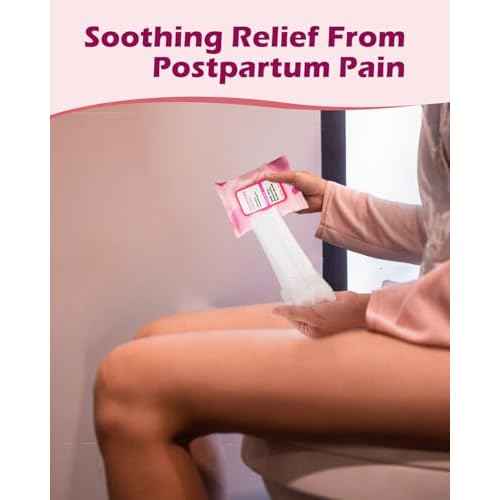 Postpartum Essentials Kit - Peri Bottle,Perineal Ice Packs,Perineal Healing Foam,Disposable Underwears,Cooling Pad Liners,Bath Salts,Canvas Bag,Card,Postpartum Gifts for Mom