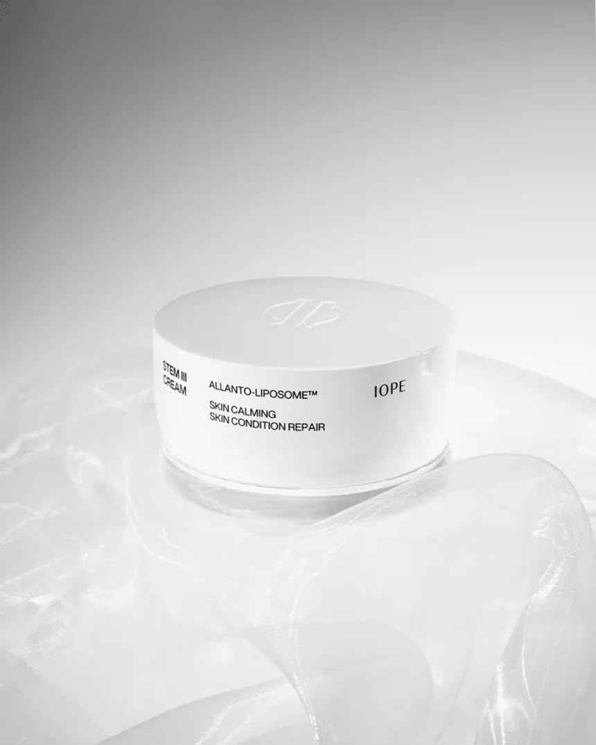 IOPE STEM III Intensive Moisturizer - Anti-Aging Face Cream with Niacinamide, Dermatologically Tested, Skin Barrier Repair with Peptide, Fine Lines & Wrinkle Care, Korean Skincare, 1.69 Fl Oz