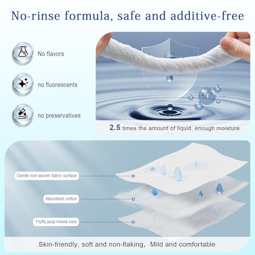 Tea Tree Oil Eyelid Cleansing Wipes, 60 Individually Wrapped Travel Eyelid Wipes With Physiological Saline - Cleanser & Eye Makeup Remover for Dry Eyes, Stye, Blepharitis Treatment