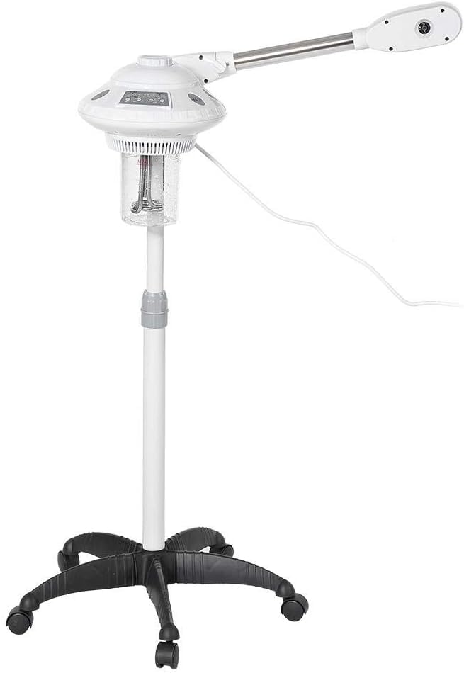 Professional Facial Steamer, Hot Mist Spray, Rocker Arm, Vaporizador Facial Steamer for Estheticians, Face Steamer for Deep Cleaning