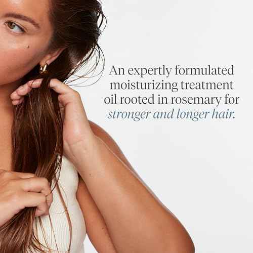 Briogeo Scalp Revival Rosemary Pre-Wash Oil, Hair and Scalp, Dry Scalp Treatment for Stronger and Longer Hair, Soothe Dry Scalp, Lipids and Vitamins, Deep Moisture, Vegan, Cruelty-Free