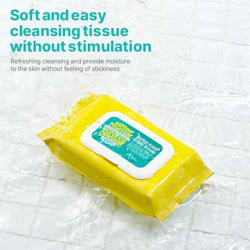 Ariul Stress Relieving Purefull Cleansing Tissue ? Gentle & Hydrating Makeup Remover Wipes, Korean Skin Care with Natural Ingredients, 80 Counts ¡¿ 2 Packs